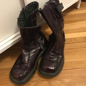 Vintage Purple Doc Martens Moto Style Boot 9788 UK 4/US 6
